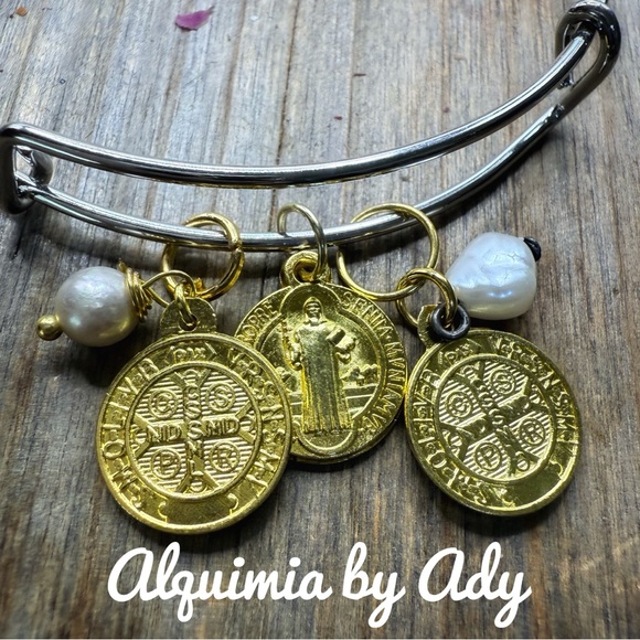 Alquimia Gold and Silver Charm Bracelet